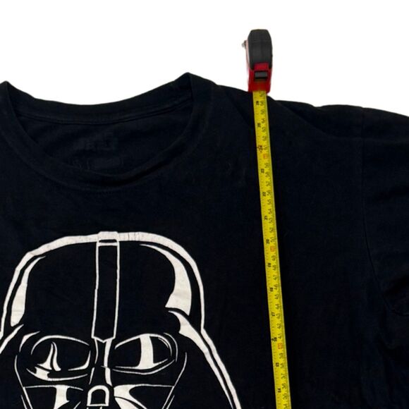 Star Wars T Shirt Black Short Sleeve - Darth Vader Helmet Mandarin - Large - Picture 5 of 7